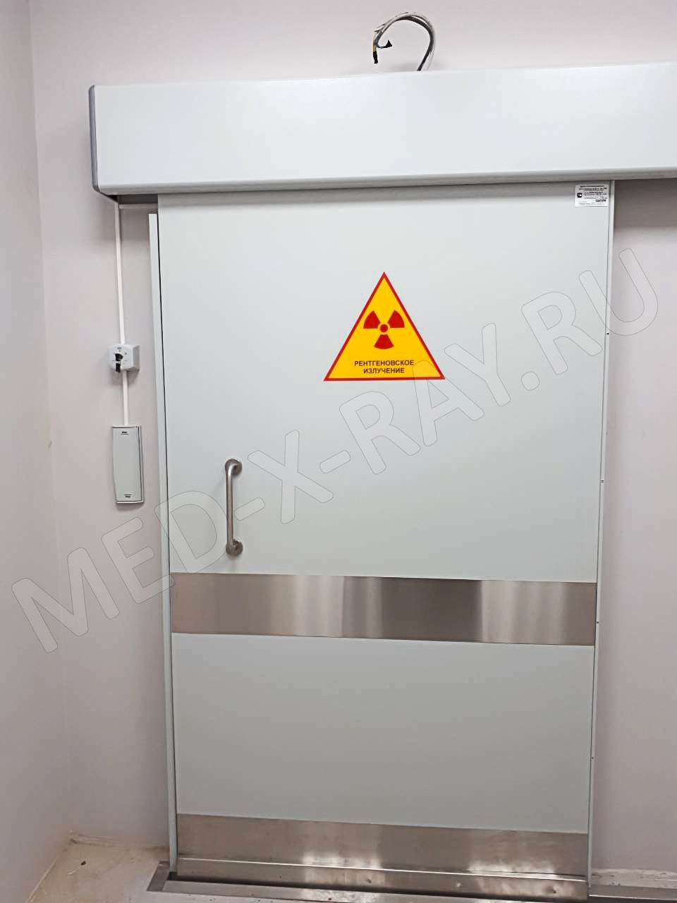 г. Ставрополь ПЭТ-центр монтаж рентгенозащитной двери
